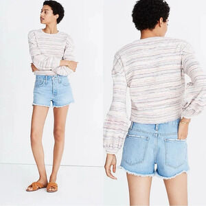 Madewell Relaxed Denim Shorts in Dunwoody Wash Blue Size 26